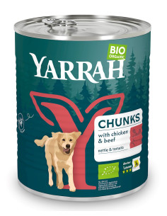 (DLA PSA) KARMA Z WOŁOWINĄ, POKRZYWĄ I POMIDOREM BIO 820 g - YARRAH