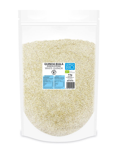 QUINOA BIAŁA (KOMOSA RYŻOWA) BEZGLUTENOWA BIO 4 kg - HORECA (BIO PLANET)