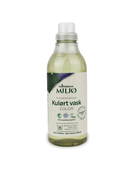 PŁYN DO PRANIA KOLOROWYCH UBRAŃ (KONCENTRAT) ECO 900 ml (20 PRAŃ) - GRON BALANCE