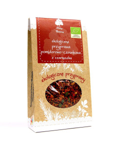 PRZYPRAWA POMIDOROWO - CZOSNKOWA Z CZARNUSZKĄ BIO 40 g - DARY NATURY