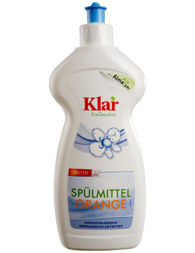 PŁYN DO MYCIA NACZYŃ POMARAŃCZOWY SENSITIVE ECO 500 ml - KLAR