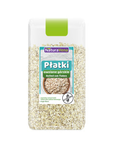 PŁATKI OWSIANE GÓRSKIE BEZGLUTENOWE 300 g - NATURAVENA