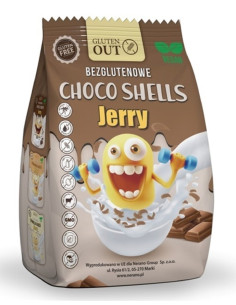 MUSZELKI ZBOŻOWE KAKAOWE BEZGLUTENOWE 375 g - JERRY GLUTEN OUT