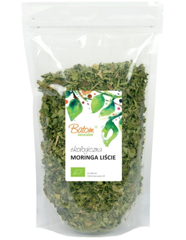 HERBATKA LIŚĆ MORINGI BIO 100 g - BATOM