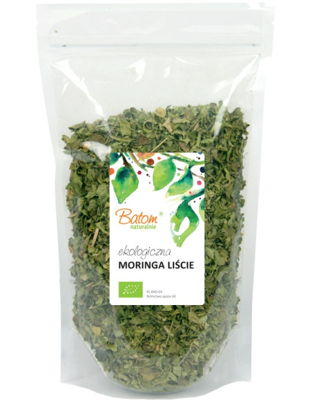 HERBATKA LIŚĆ MORINGI BIO 100 g - BATOM