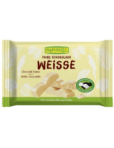 CZEKOLADA BIAŁA Z WANILIĄ BIO 100 g - RAPUNZEL