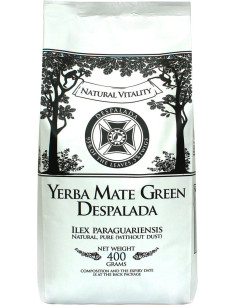 YERBA MATE GREEN DESPALADA 400 g - YERBA MATE GREEN