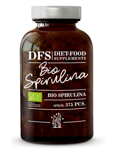 SPIRULINA BIO (400 mg) 375 TABLETEK - DIET-FOOD