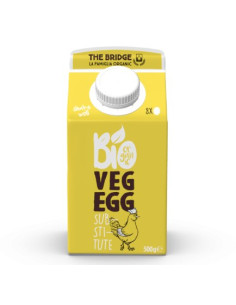 ROŚLINNY ZAMIENNIK 8 JAJ W PŁYNIE BEZGLUTENOWY BIO 500 g - THE BRIDGE