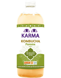 KOMBUCHA Z JABŁKIEM FAIR FOR LIFE DEMETER BIO 1 L - KARMA KOMBUCHA 2