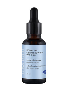 SERUM DO TWARZY Z KOMPLEKSEM CERAMIDÓW 5 % I WITAMINĄ F 3 % 30 ml - MOHANI
