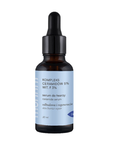 SERUM DO TWARZY Z KOMPLEKSEM CERAMIDÓW 5 % I WITAMINĄ F 3 % 30 ml - MOHANI