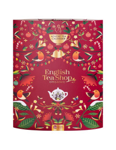 KALENDARZ ADWENTOWY ZESZYT (HERBATY I HERBATKI) BIO (24 x 1,8 g) 43,25 g - ENGLISH TEA SHOP ORGANIC (PRODUKT SEZONOWY)