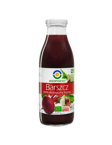 BARSZCZ Z BURAKÓW KISZONYCH BEZGLUTENOWY BIO 500 ml - BIOFOOD