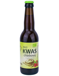 KWAS CHLEBOWY Z SOKIEM MALINOWYM BIO 330 ml - EKO NATURA