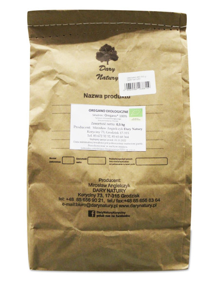 OREGANO BIO 500 g - HORECA (DARY NATURY)