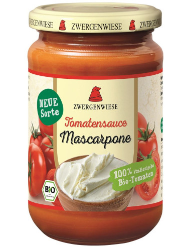 SOS POMIDOROWY Z MASCARPONE BEZGLUTENOWY BIO 340 ml - ZWERGENWIESE