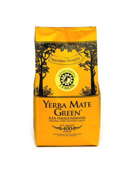 YERBA MATE GREEN LEMON 400 g - YERBA MATE GREEN