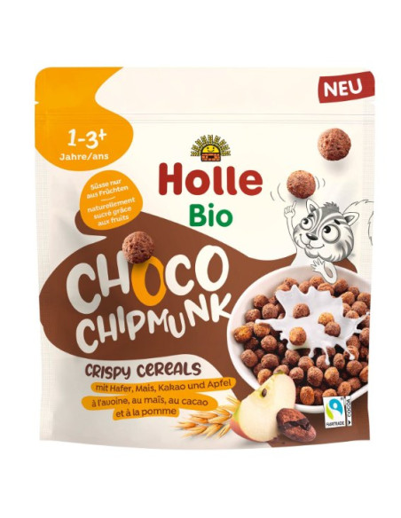 KULKI ZBOŻOWE KAKAOWA WIEWIÓRKA BEZ DODATKU CUKRÓW OD 1 ROKU FAIR TRADE BIO 125 g - HOLLE