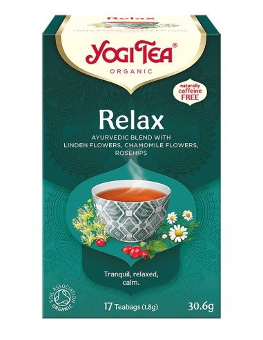HERBATKA RELAX BIO (17 x 1,8 g) 30,6 g - YOGI TEA