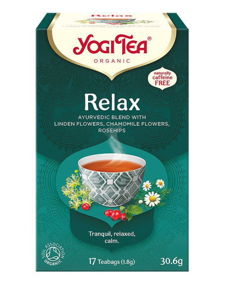 HERBATKA RELAX BIO (17 x 1,8 g) 30,6 g - YOGI TEA