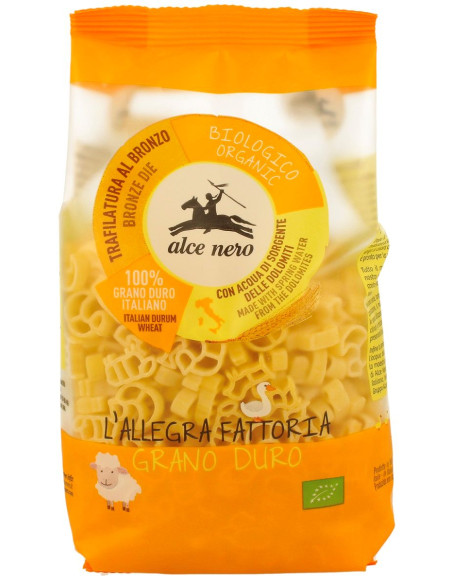 MAKARON (SEMOLINOWY) DLA DZIECI FARMA BIO 250 g - ALCE NERO