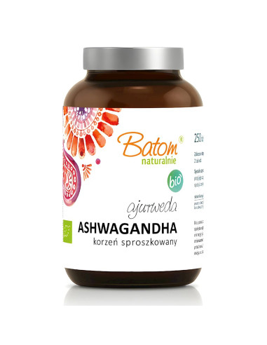 ASHWAGANDHA BIO (495 mg) 250 TABLETEK - BATOM (AJURWEDA)