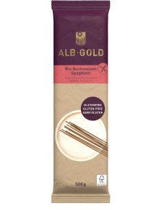 MAKARON (GRYCZANY) SPAGHETTI BEZGLUTENOWY BIO 500 g - ALB GOLD (ALB NATUR)