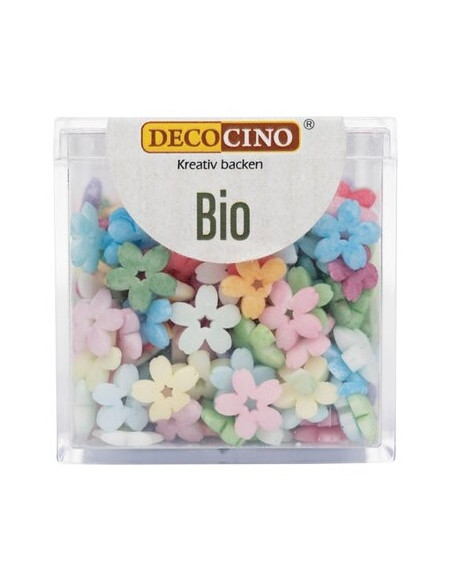 POSYPKA CUKROWA KOLOROWE KWIATUSZKI BIO 40 g - DECOCINO (PRODUKT SEZONOWY)