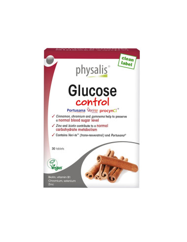 TABLETKI NA KONTROLĘ GLUKOZY 30 szt. - PHYSALIS
