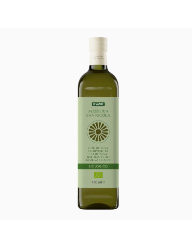 OLIWA Z OLIWEK DO GOTOWANIA I SMAŻENIA BIO 750 ml - LEVANTE (MASSERIA SAN NICOLA)