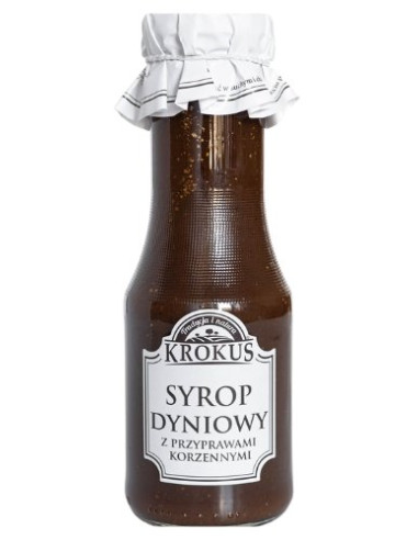 SYROP DYNIOWY Z PRZYPRAWAMI KORZENNYMI 280 ml - KROKUS (PRODUKT SEZONOWY)