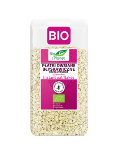 PŁATKI OWSIANE BŁYSKAWICZNE BEZGLUTENOWE BIO 300 g - BIO PLANET