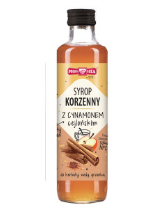 SYROP KORZENNY Z CYNAMONEM 250 ml - POLSKA RÓŻA (PRODUKT SEZONOWY)