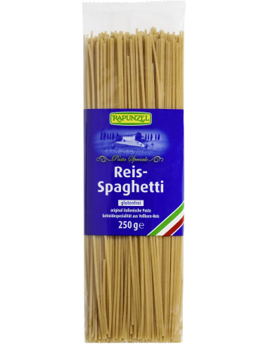 MAKARON (RYŻOWY RAZOWY) SPAGHETTI BEZGLUTENOWY BIO 250 g - RAPUNZEL