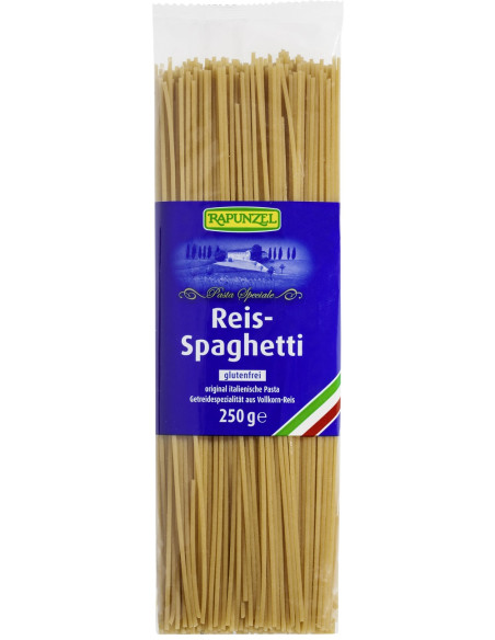 MAKARON (RYŻOWY RAZOWY) SPAGHETTI BEZGLUTENOWY BIO 250 g - RAPUNZEL