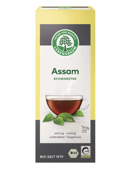 HERBATA CZARNA ASSAM BIO (20 x 2 g) 40 g - LEBENSBAUM