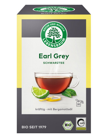 HERBATA CZARNA EARL GREY BIO (20 x 2 g) 40 g - LEBENSBAUM