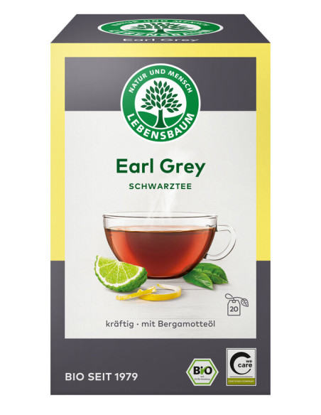 HERBATA CZARNA EARL GREY BIO (20 x 2 g) 40 g - LEBENSBAUM