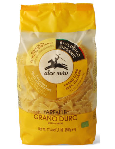 MAKARON (SEMOLINOWY) KOKARDKI BIO 500 g - ALCE NERO