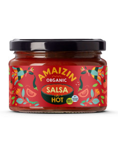 SOS SALSA PIKANTNY BEZGLUTENOWY BIO 260 g - AMAIZIN