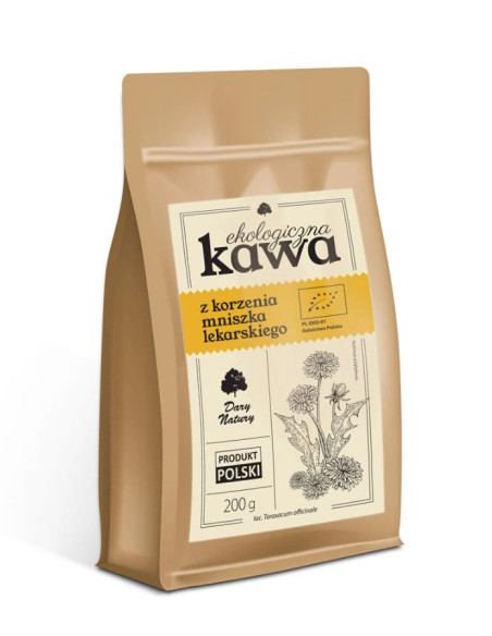 KAWA Z KORZENIA MNISZKA LEKARSKIEGO BIO 200 g - DARY NATURY