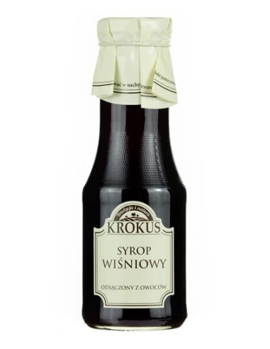 SYROP WIŚNIOWY BEZGLUTENOWY 355 g (280 ml) - KROKUS