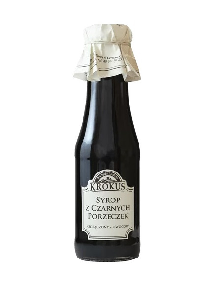 SYROP Z CZARNEJ PORZECZKI BEZGLUTENOWY 355 g (280 ml)  - KROKUS