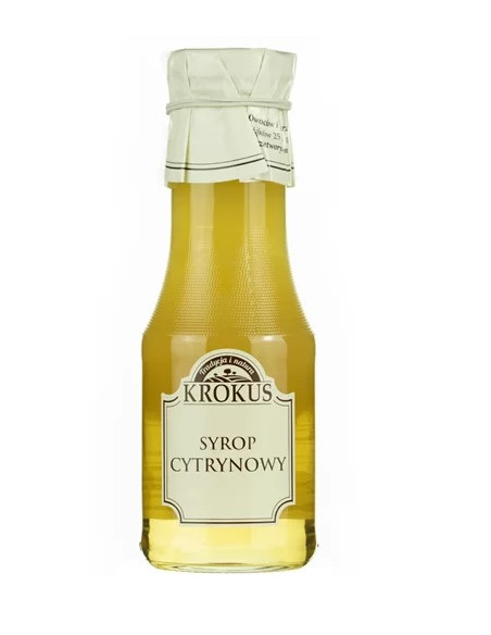 SYROP CYTRYNOWY BEZGLUTENOWY 355 g (280 ml) - KROKUS