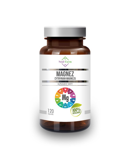 CYTRYNIAN MAGNEZU (650 mg) 120 KAPSUŁEK - SOUL FARM