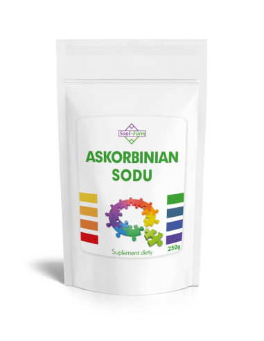 ASKORBINIAN SODU PROSZEK 250 g - SOUL FARM