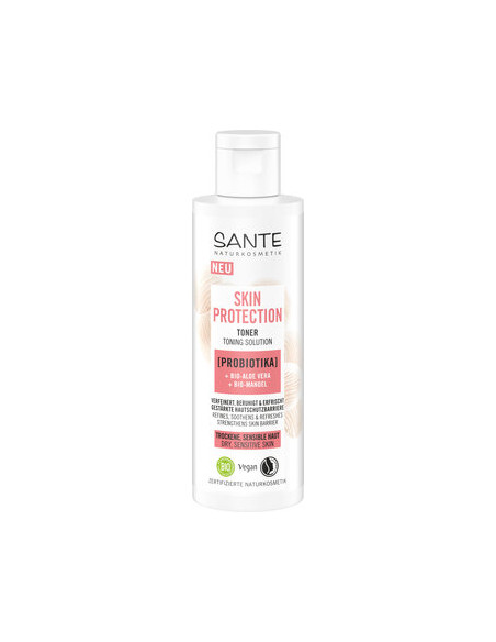 TONIK DO TWARZY OCHRONNY Z PROBIOTYKAMI, ALOESEM I MIGDAŁEM ECO 125 ml - SANTE