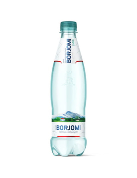 NATURALNA WODA MINERALNA GAZOWANA 500 ml - BORJOMI