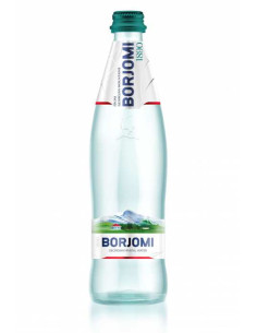 NATURALNA WODA MINERALNA GAZOWANA 500 ml (SZKŁO) - BORJOMI